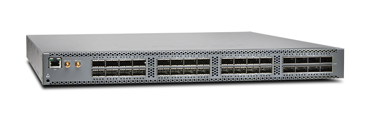Juniper QFX5110-32Q - 32×40GbE & 4×100GbE QSFP28 Spine Switch, 1U, AC/DC, AFI/AFO Airflow Juniper QFX5110-32Q - 32×40GbE & 4×100GbE QSFP28 Spine Switch, 1U, AC/DC, AFI/AFO Airflow
